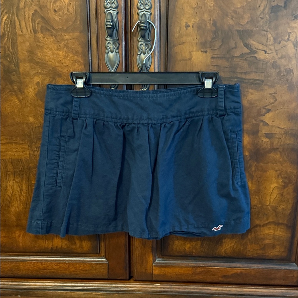 Hollister Dark Blue Mini Skirt